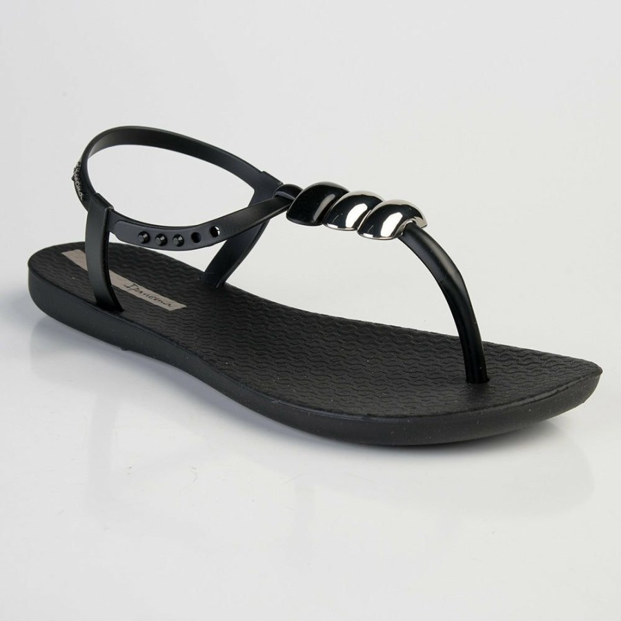 * Ipanema Ladies Thong Sandals Black New Sandals