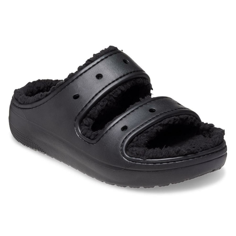 * Crocs Classic Cozzzy Sandal Black Reasonable Price Slippers & Flats