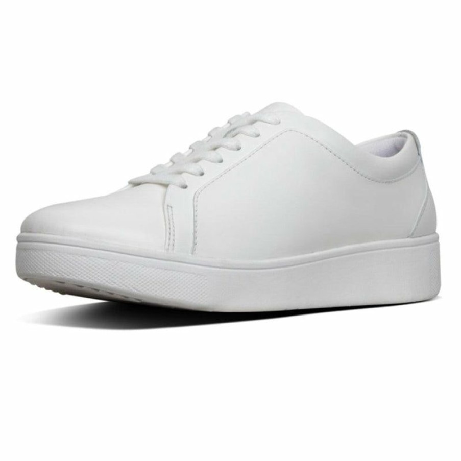 * Fit Flop Rally Leather Sneaker White Crazy Deals Sneakers