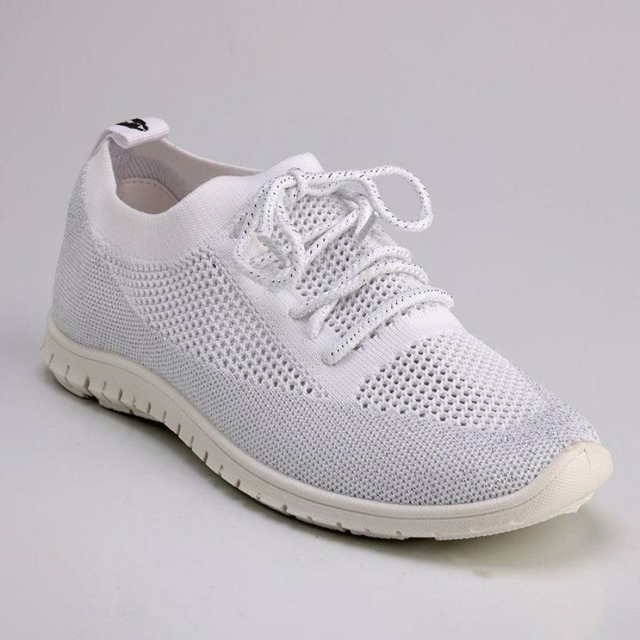 * Soft Style By Hush Puppy Nansen Sneaker White Discount Sneakers