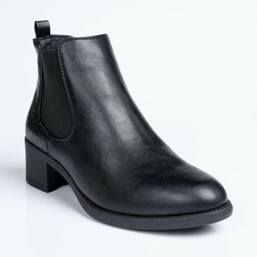 * Madison Ali Gusset Boot- Black Reasonable Price Madison Heart Of New York Boots