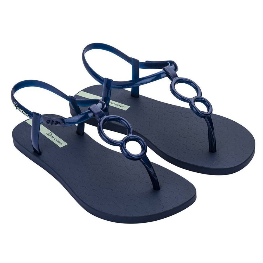 * Ipanema Modern Thong Sandals Blue Sale Slippers & Flats