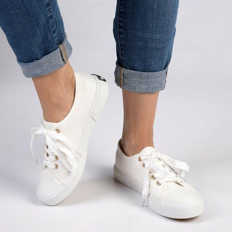 * Pierre Cardin Calais Sneaker White Mono Top Selling Sneakers