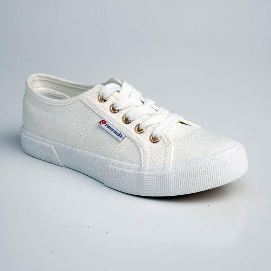 * Pierre Cardin Calais Sneaker White Mono Top Selling Sneakers