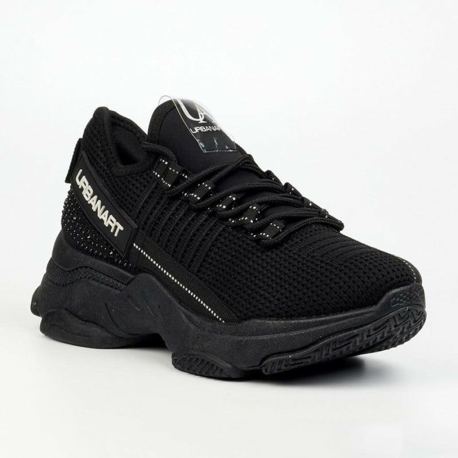 * Urban Art Iced 1 Dia Knit Sneaker Black Online Sneakers