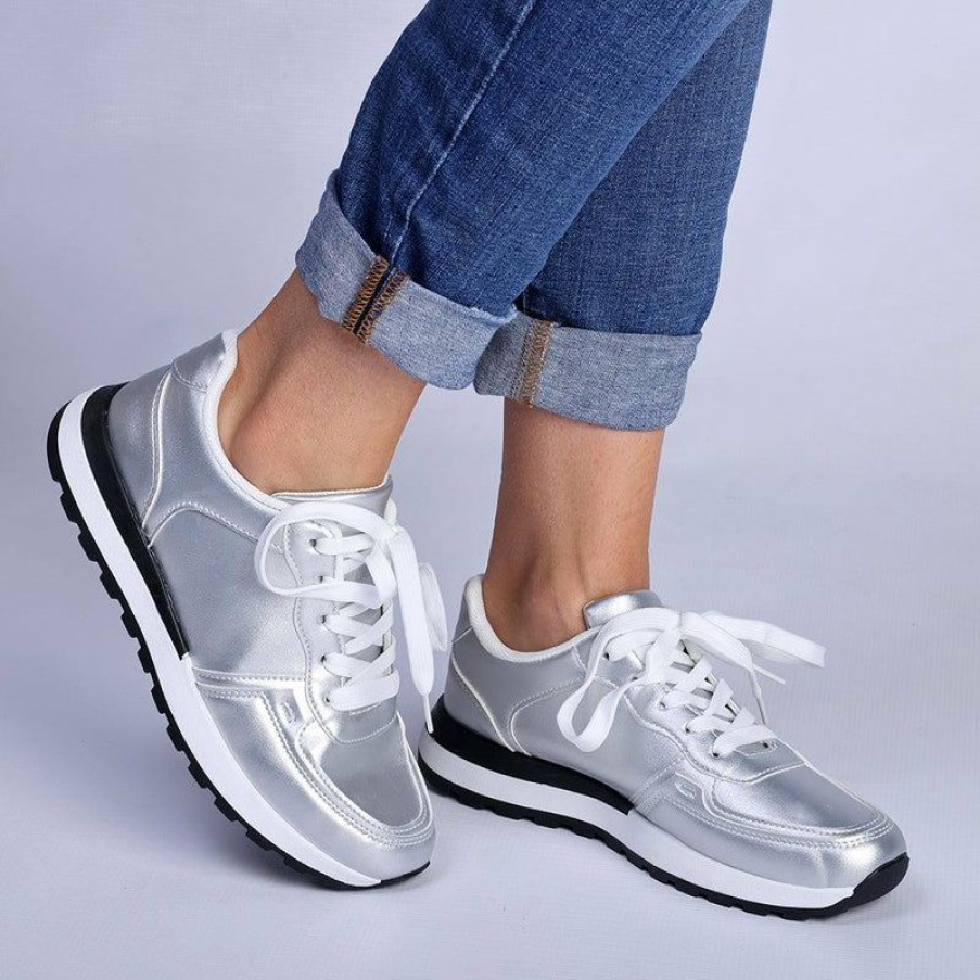 * Madison Diny New Bling Sneaker Silver Reasonable Price Madison Heart Of New York Sneakers