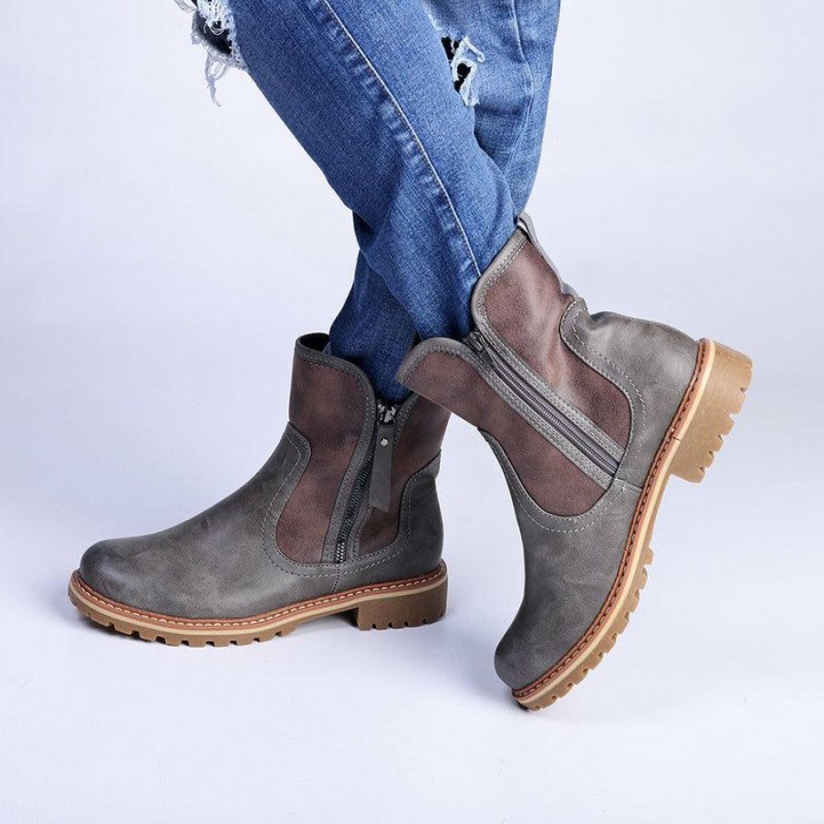 * Soft Style By Hush Puppies Karinda Ankle Boot Grey Reasonable Price Soft Style By Hush Puppy Boots