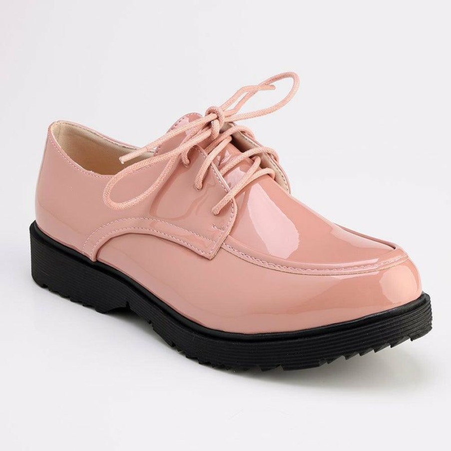 * Madison Mabel Ladies Boyfriend Loafers Misty Rose Good Quality Madison Heart Of New York Brogues