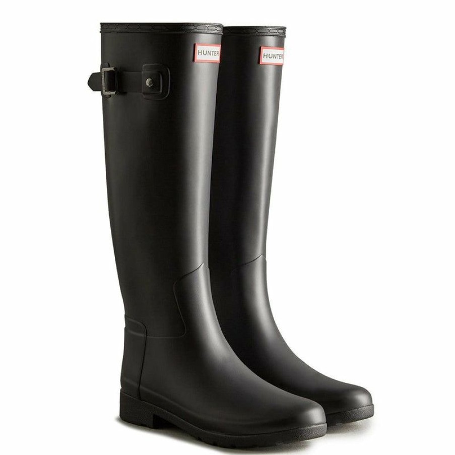 * Hunter Refined Tall Boot Black Exclusive Design Boots