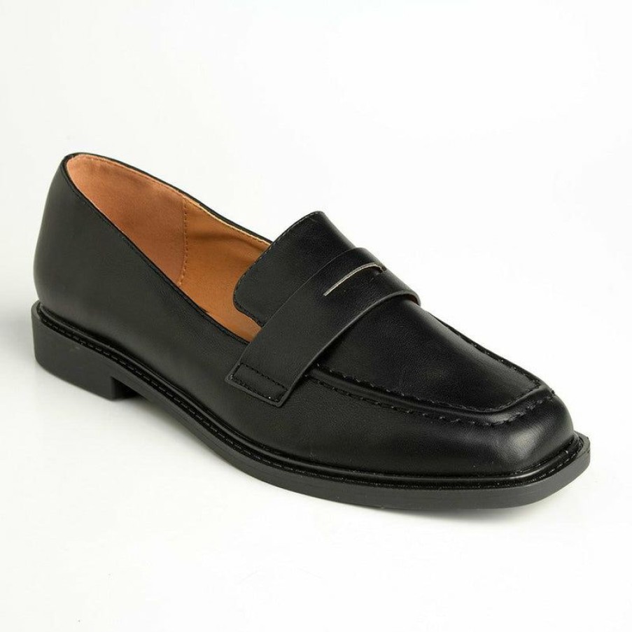 * Madison Kim Loafer With Saddle Black Discount Store Madison Heart Of New York Brogues