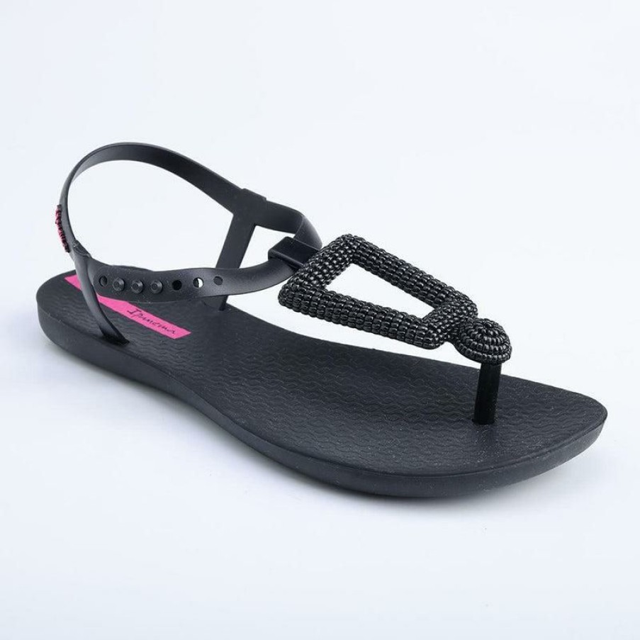 * Ipanema Link Sandals Black Closeout Sale Slippers & Flats