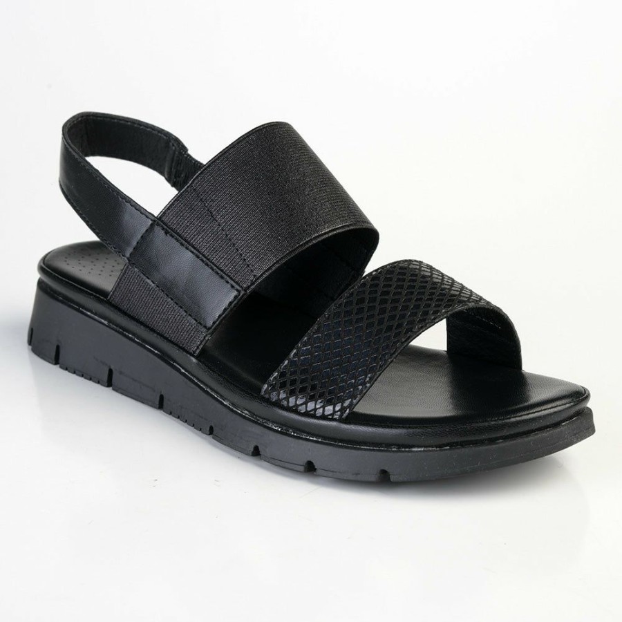 * Soft Style By Hush Puppies Tegan Wedge Sandal Black Excellent Soft Style By Hush Puppy Wedges