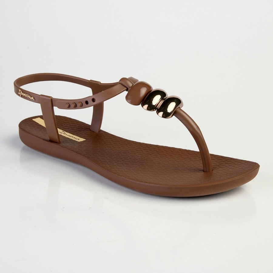 * Ipanema Ladies Thong Sandals Brown Reasonable Price Sandals