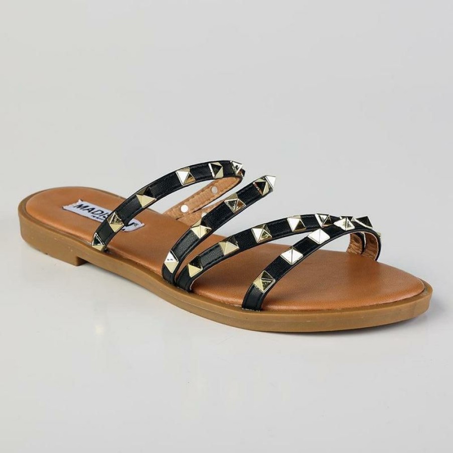 * Madison Marian Studded Sandal Black Sale Madison Heart Of New York Sandals