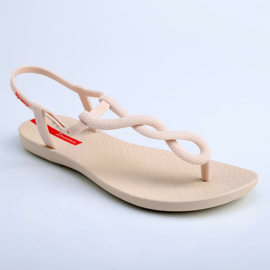 * Ipanema Modern Thong Sandals Beige Good Quality Slippers & Flats