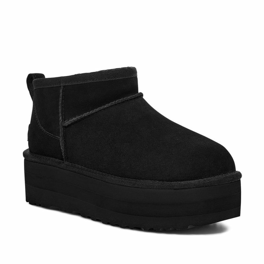 * Ugg Classic Ultra Mini Platform Boot Black Online Boots