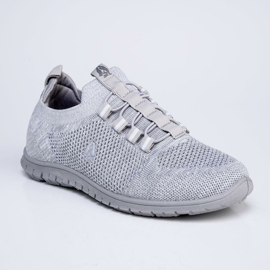 * Soft Style By Hush Puppy Nantale Melange Sneaker Grey Lower Price Sneakers