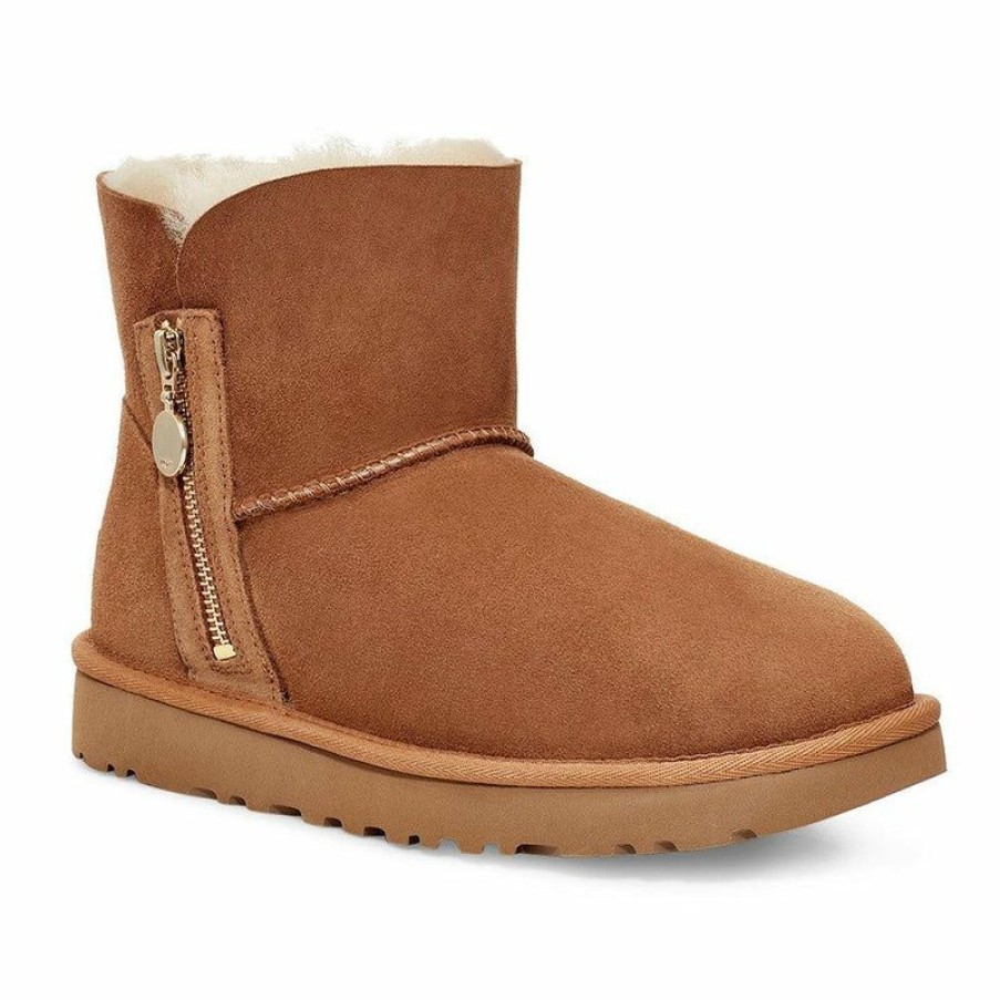 * Ugg Bailey Mini Zip Boot Chestnut Crazy Deals Boots