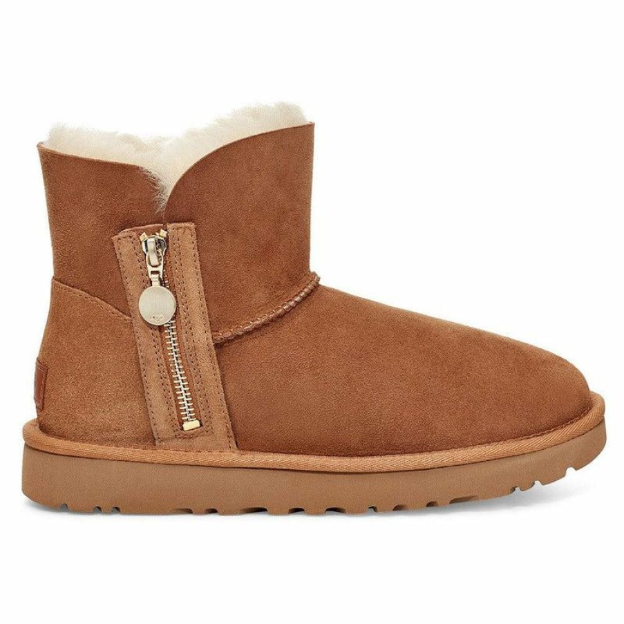 * Ugg Bailey Mini Zip Boot Chestnut Crazy Deals Boots