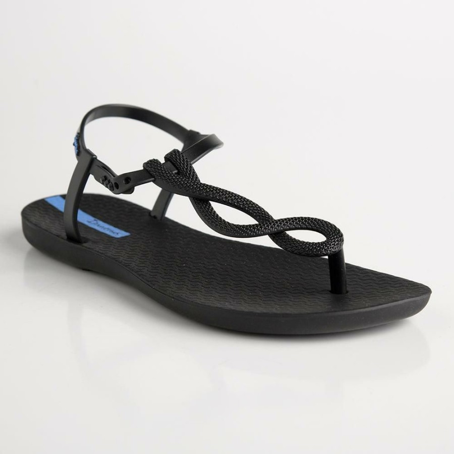 * Ipanema Modern Thong Sandals Black Limit Offer Slippers & Flats