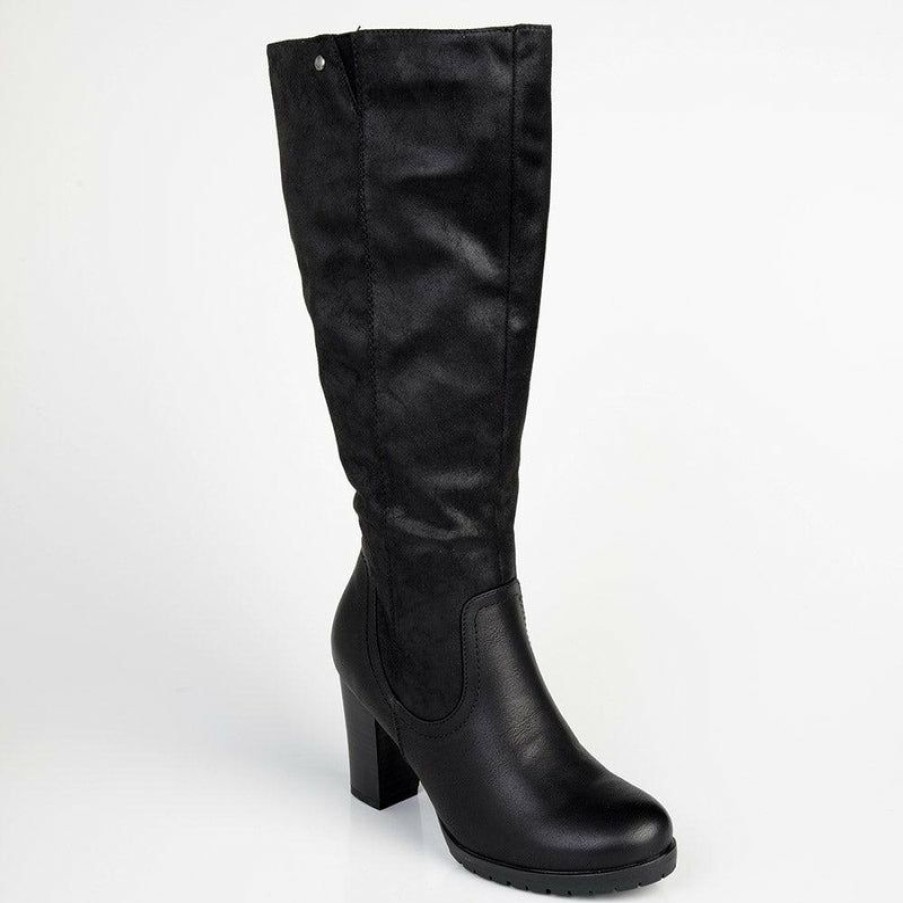 * Soft Style By Hush Puppy Gusty Long Boot Black New Boots