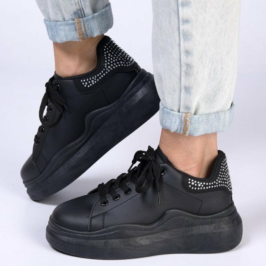 * Madison Destiny Fashion Sneaker Black Discount Madison Heart Of New York Sneakers