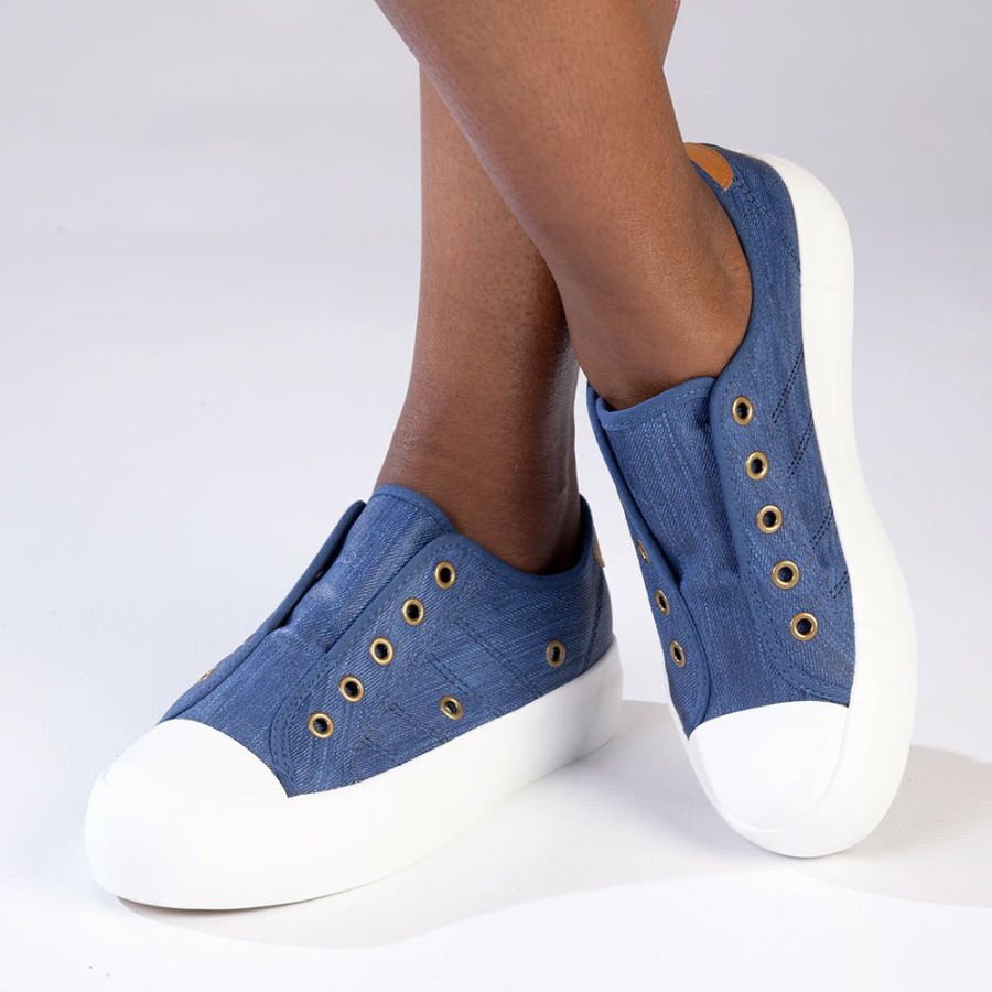 * Soft Style By Hush Puppy Forest Sneaker Denim Blue Limit Offer Sneakers