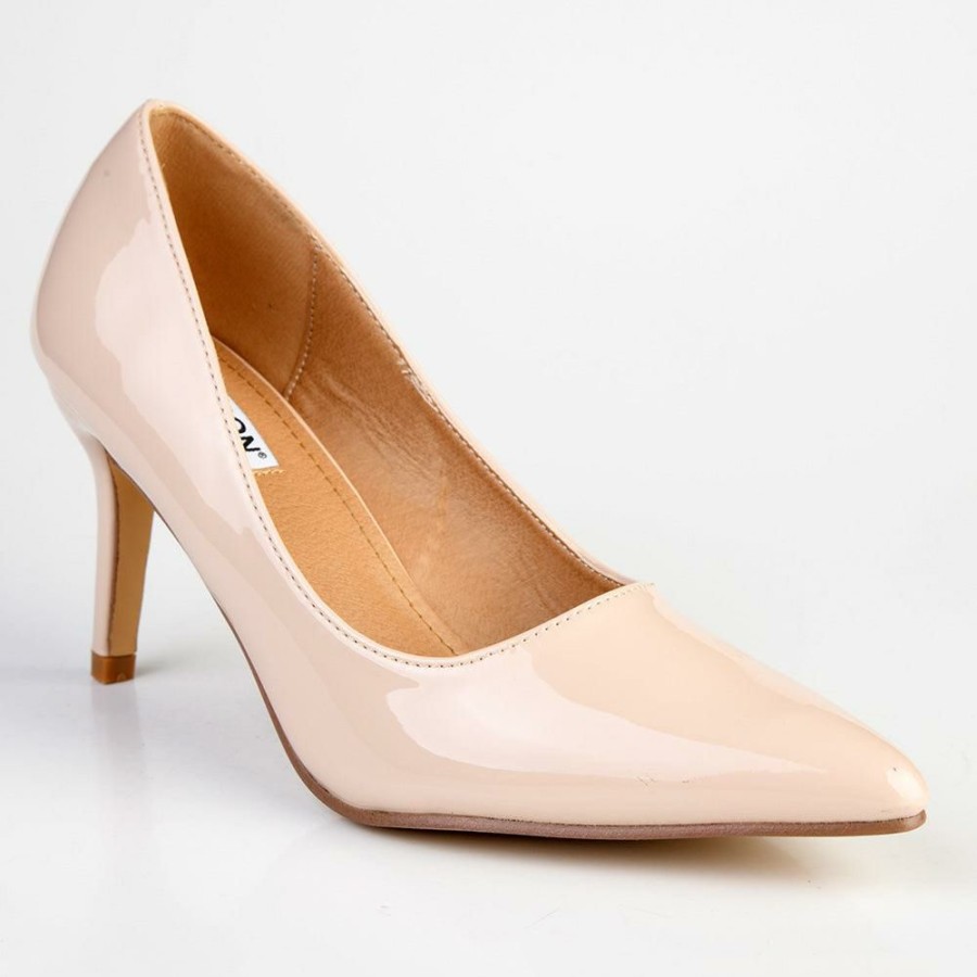 * Madison Penny 3 Patent Court Heels Nude Top Selling Madison Heart Of New York Heels