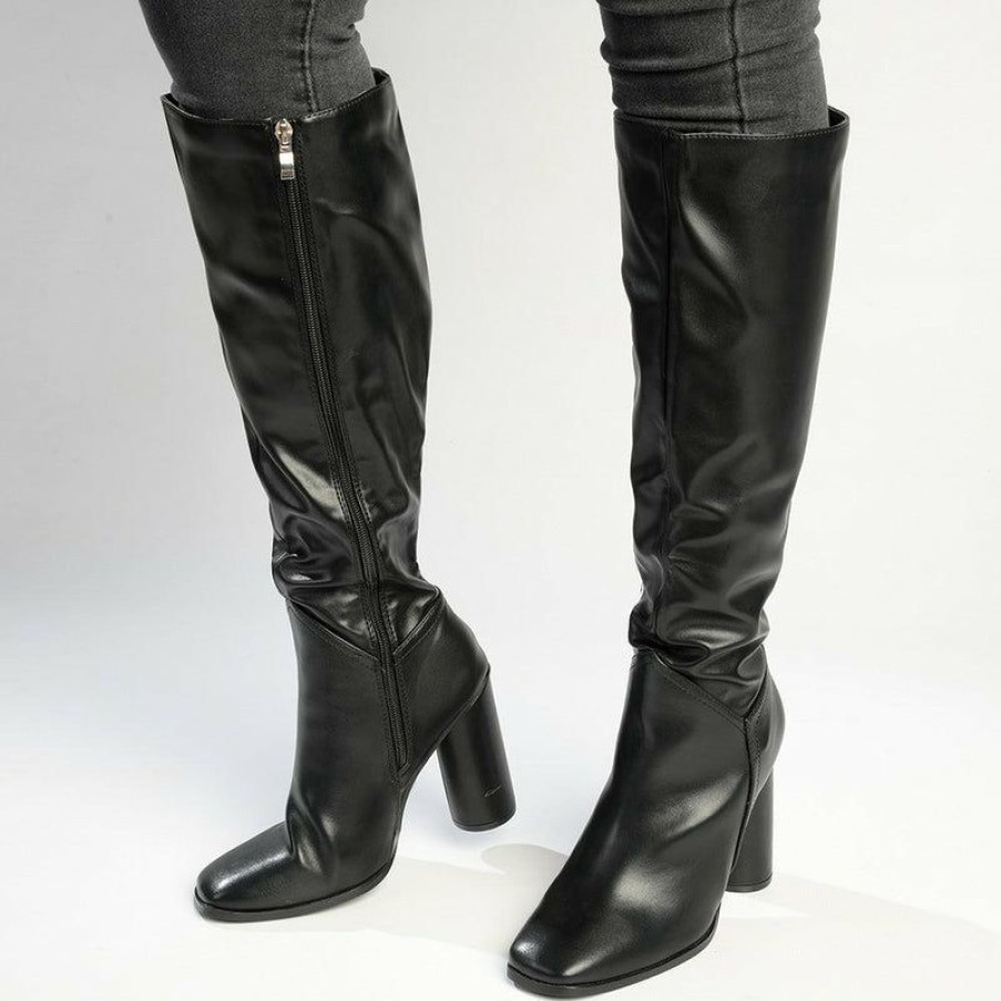 * Madison Gilly Long Boots Black New In Madison Heart Of New York Boots