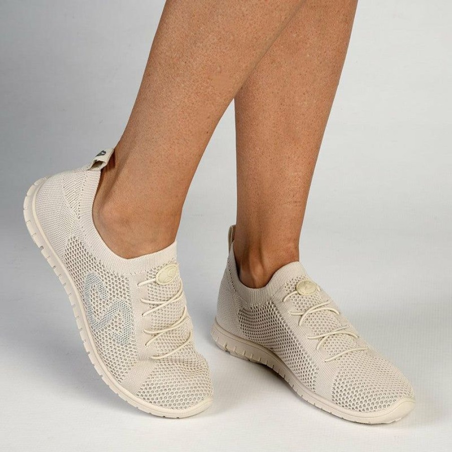 * Soft Style By Hush Puppy Nan Sneaker Natural Exclusive Design Sneakers