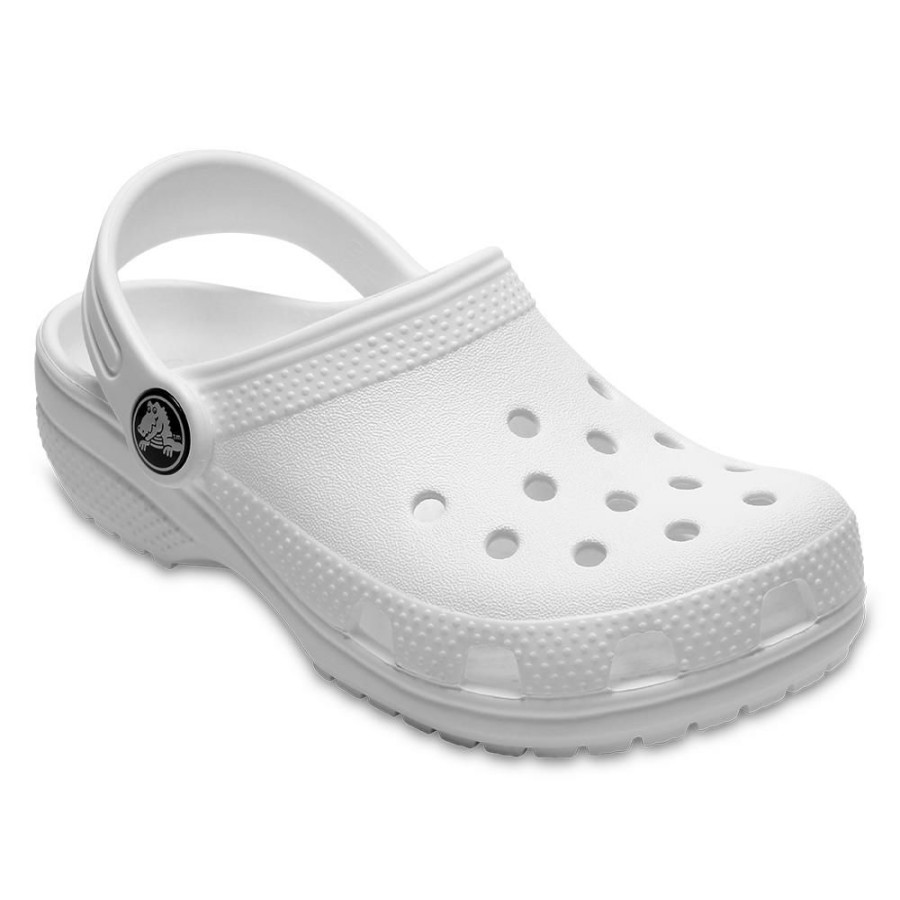 * Crocs Classic Clog With Slingback White Lower Price Slippers & Flats