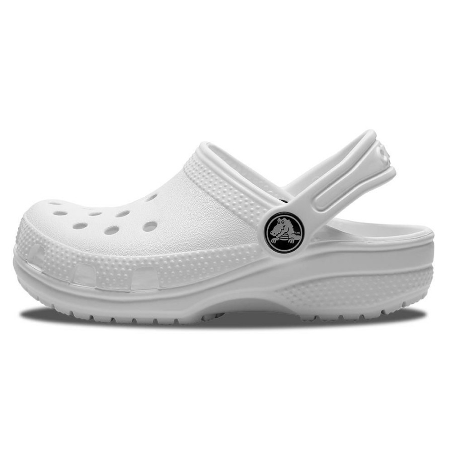 * Crocs Classic Clog With Slingback White Lower Price Slippers & Flats