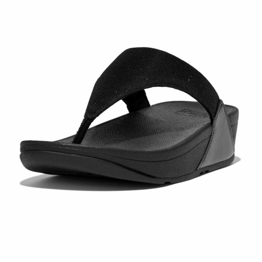 * Fit Flop Lulu Shimmerflux Flip Flop Black Online Sale Slippers & Flats