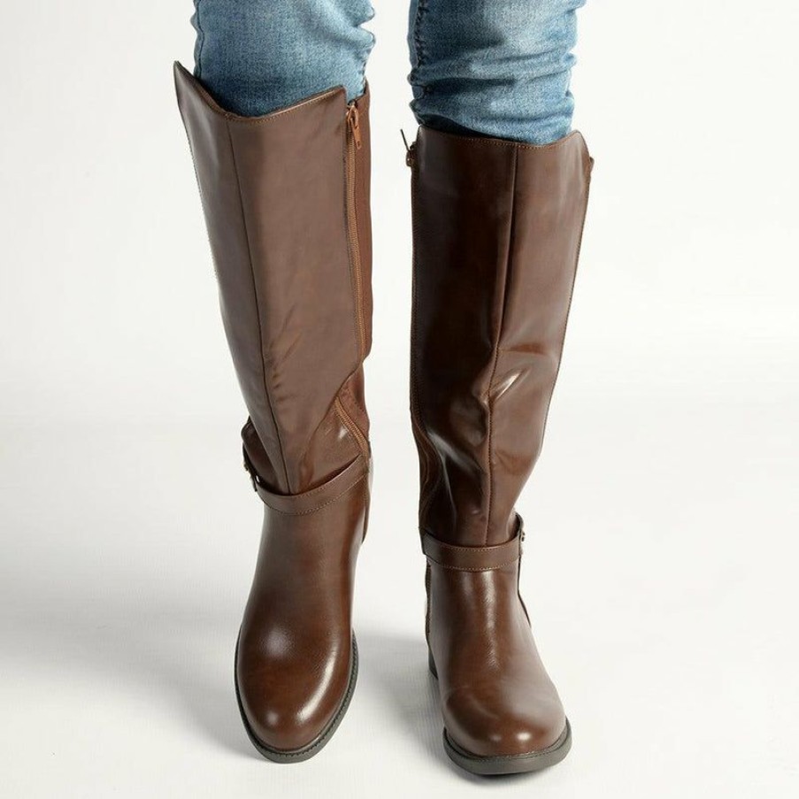 * Madison Verge Rider Boot Chocolate Good Quality Madison Heart Of New York Boots