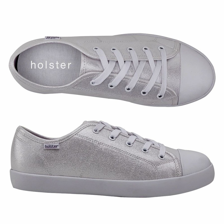 * Holster Piper Toe Cap Lace Sneaker Pearl Best Price Sneakers