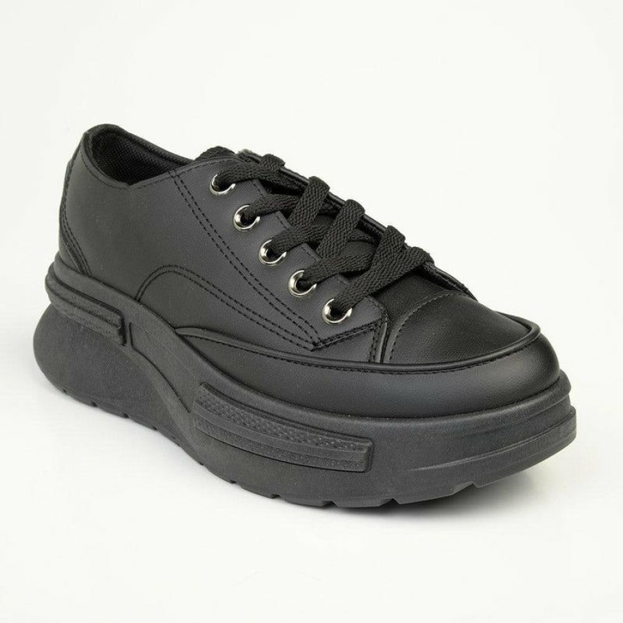 * Pierre Cardin Carrie Fashion Sneaker Black Best Price Sneakers