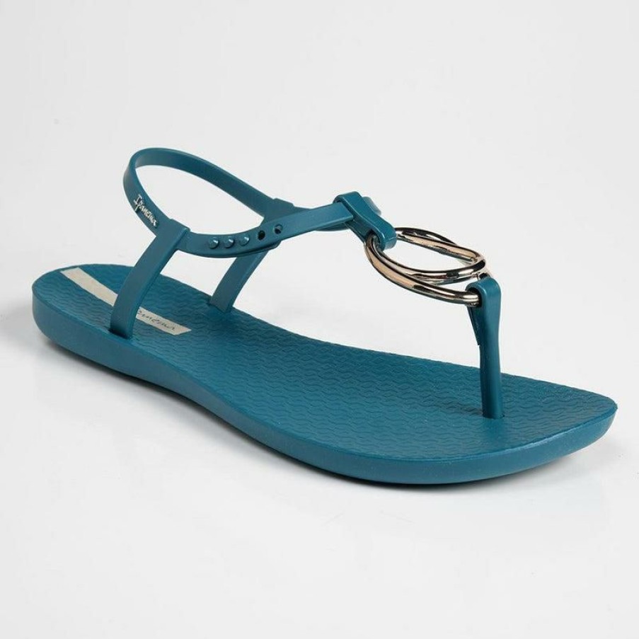 * Lpanema Class Hoop Thong Sandals Blue New Ipanema Slippers & Flats