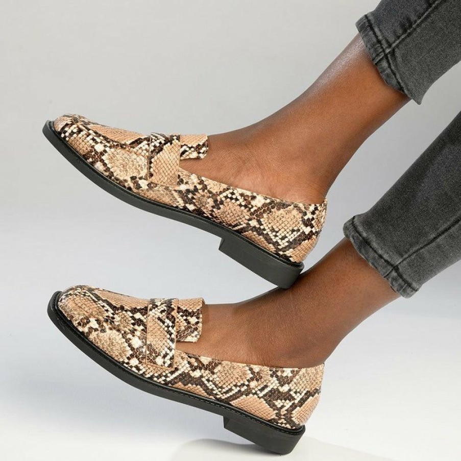 * Madison Kim Loafer With Saddle Snake Multi Crazy Deals Madison Heart Of New York Brogues