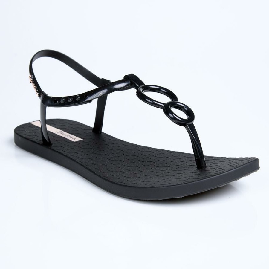 * Ipanema Modern Thong Sandals Black Best Price Sandals