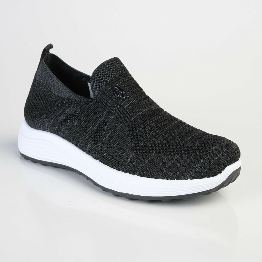 * Soft Style By Hush Puppies Holden Melange Sneaker Charcoal Cheap Online Soft Style By Hush Puppy Sneakers