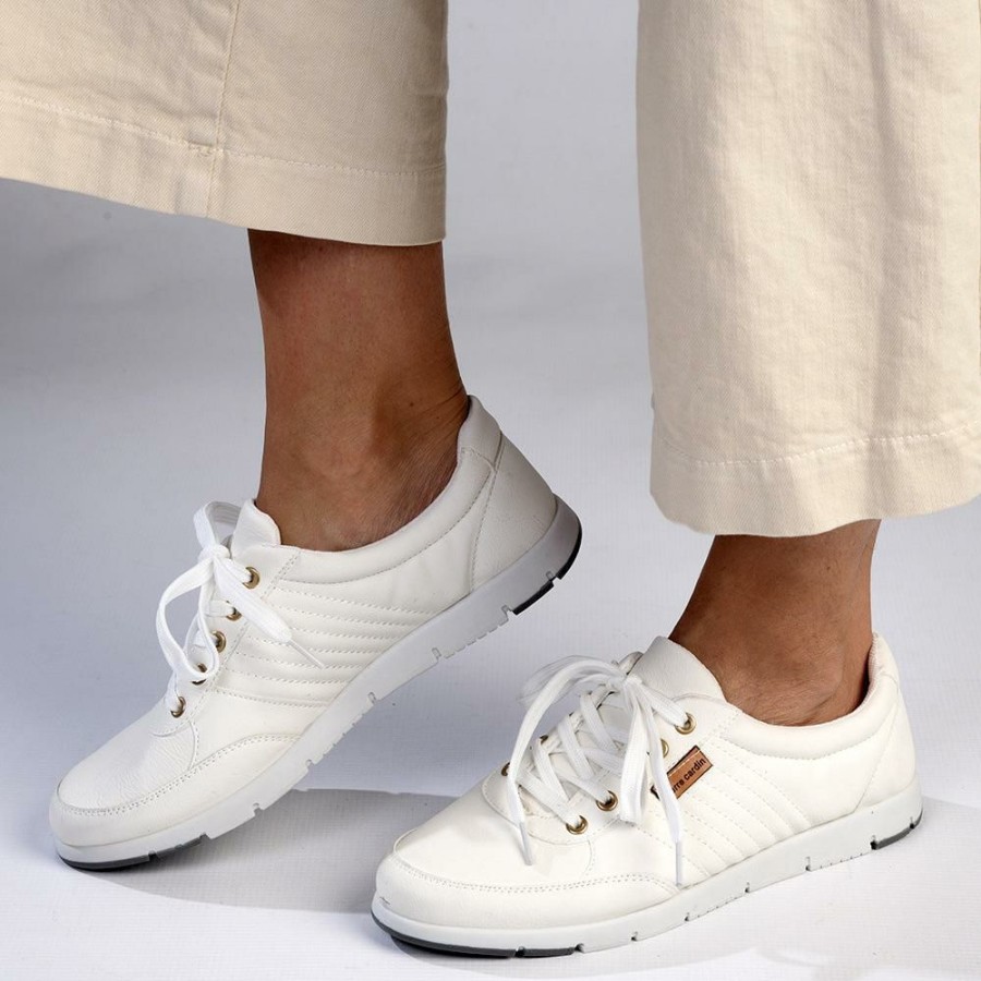 * Pierre Cardin Lace Up Formal Sneaker White Online Sneakers