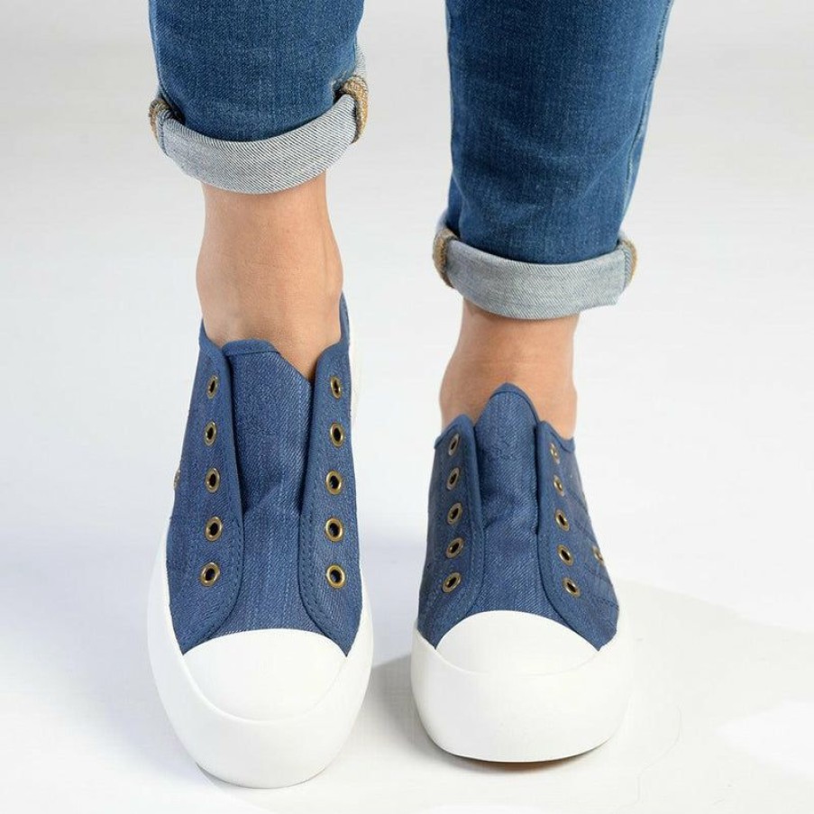 * Soft Style By Hush Puppy Forest Sneaker Denim Good Quality Sneakers