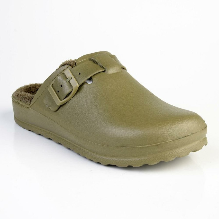 * Soft Style By Hush Puppy Desi Slip On Khaki With Discount Slippers & Flats